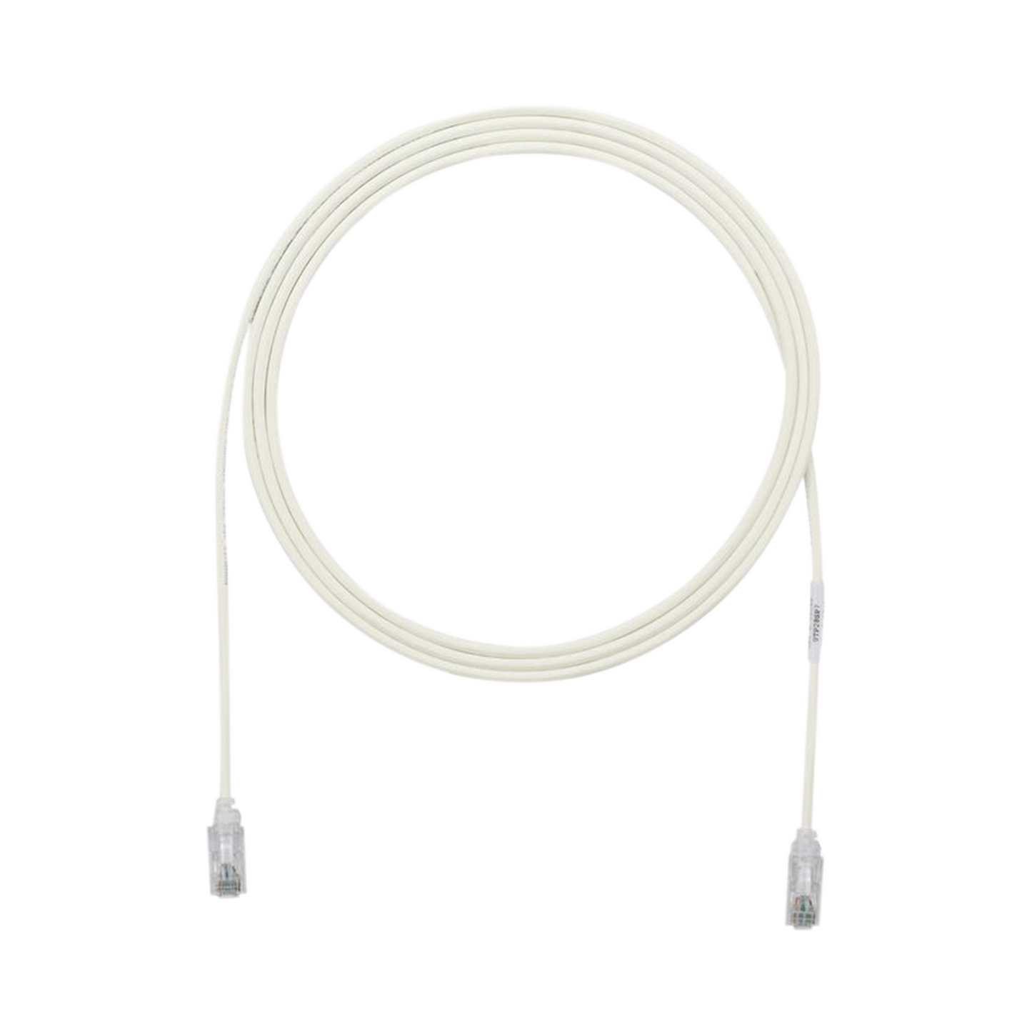 Cable de Parcheo TX6, UTP Cat6, Di�metro Reducido (28AWG), Color Gris, 2.13 Metros (7 Pies)