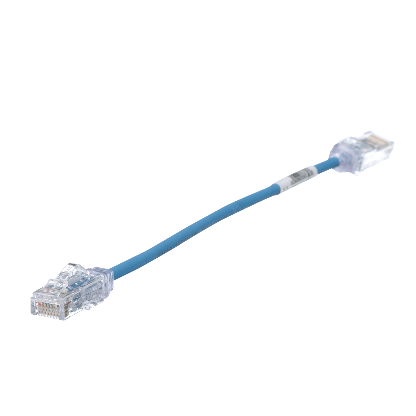 Cable de Parcheo TX6, UTP Cat6, Di�metro Reducido (28AWG), Color Azul, 20.2 cm (8 Pulgadas)
