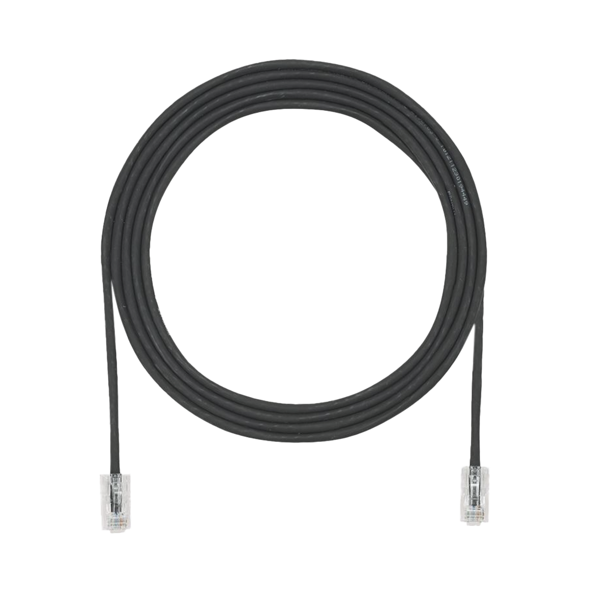 Cable de Parcheo UTP Cat6A, CM/LSZH, Di�metro Reducido (28AWG), Color Negro, 1.52 Metros (5 Pies)