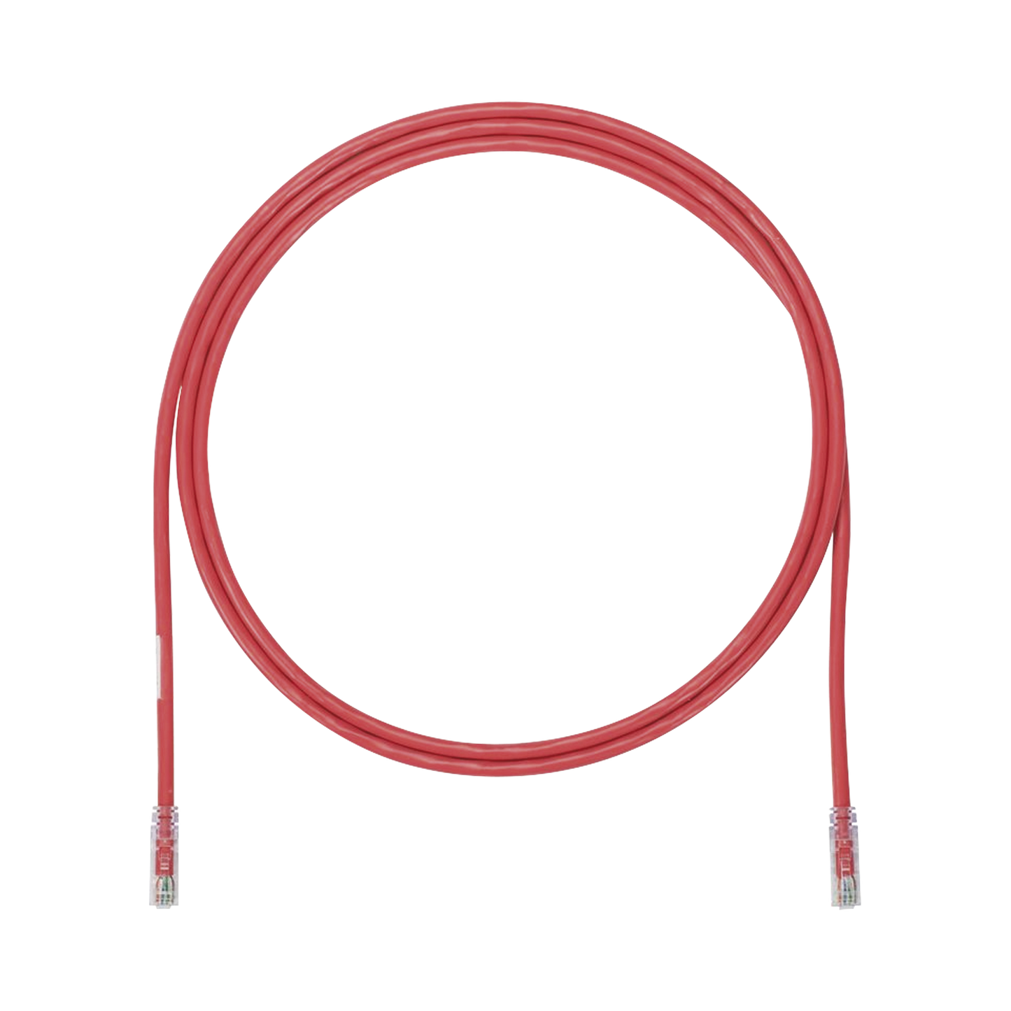 Cable de Parcheo UTP, Cat6A, 24 AWG, CM, Color Rojo, 1.52 Metros (5 Pies)