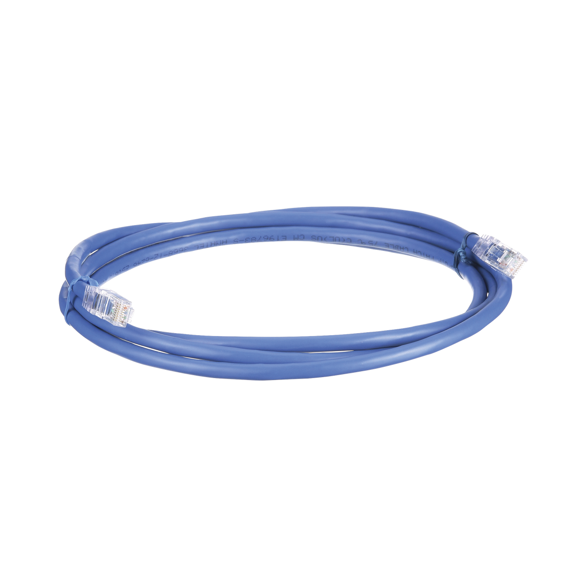Cable de Parcheo UTP, Cat6A, 24 AWG, CM, Color Azul, 2.13 Metros (7 Pies)