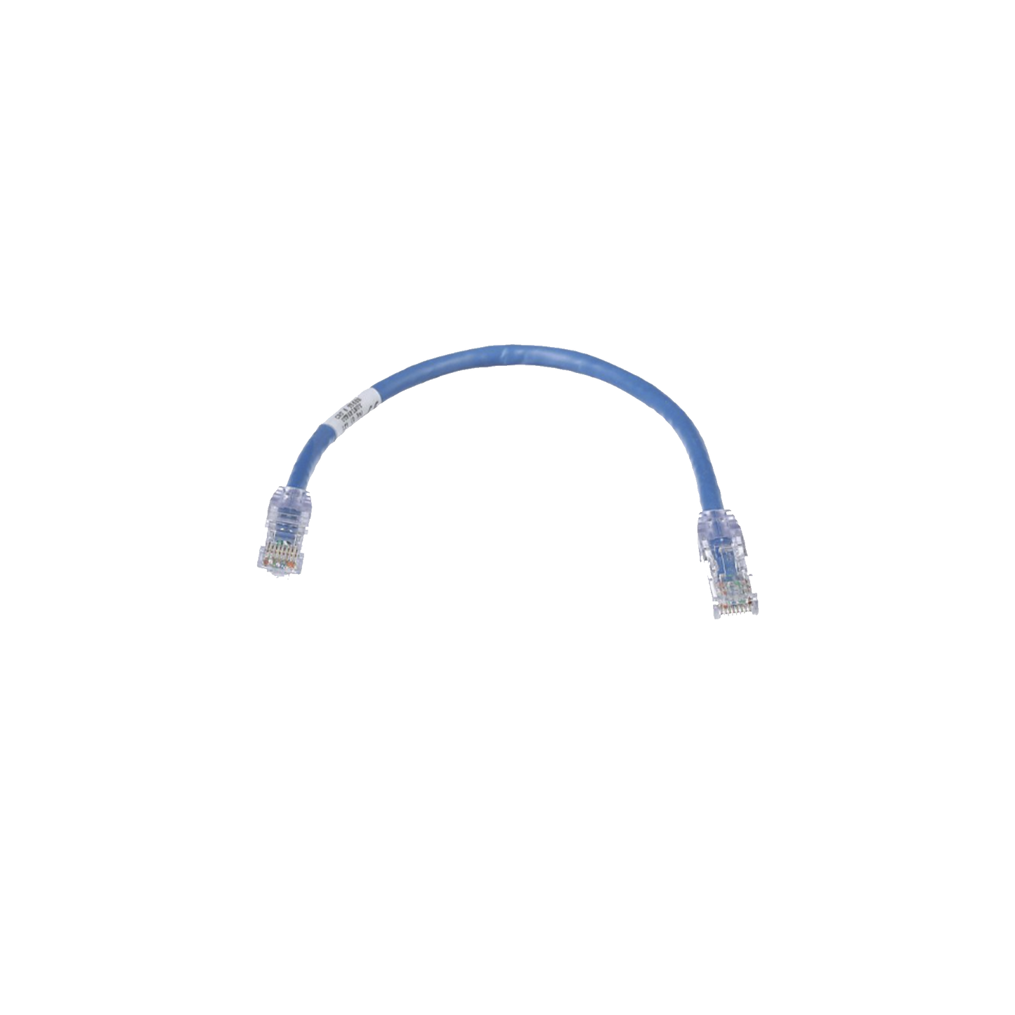 Cable de Parcheo TX6, UTP Cat6, 24 AWG, CM, Color Azul, 0.3 Metros (1 Pie)