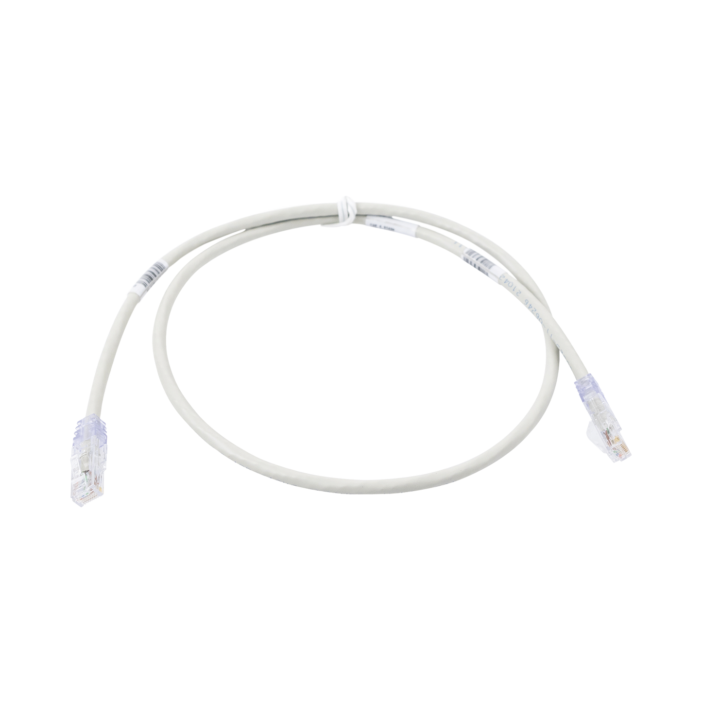 Cable de Parcheo TX6, UTP Cat6, 24 AWG, CM, Color Gris, 2.13 Metros (7 Pies)