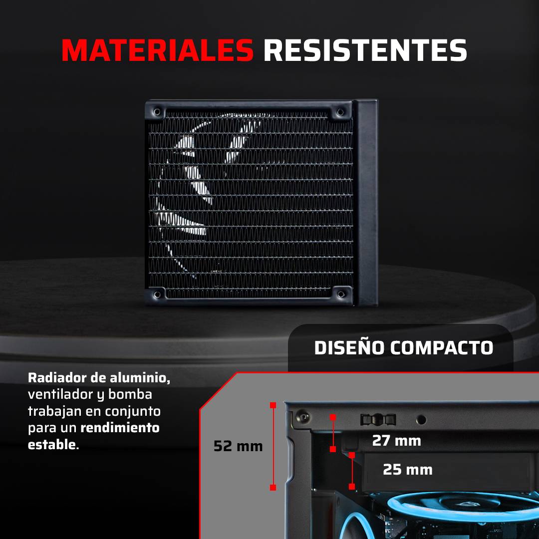 Enfriamiento y Ventilación Balam Rush CRYO PRISM 120 BLACK - Vista 4