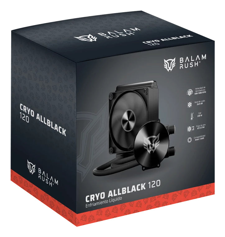 Enfriamiento y Ventilación Balam Rush CRYO ALLBLACK 120 - Vista 5
