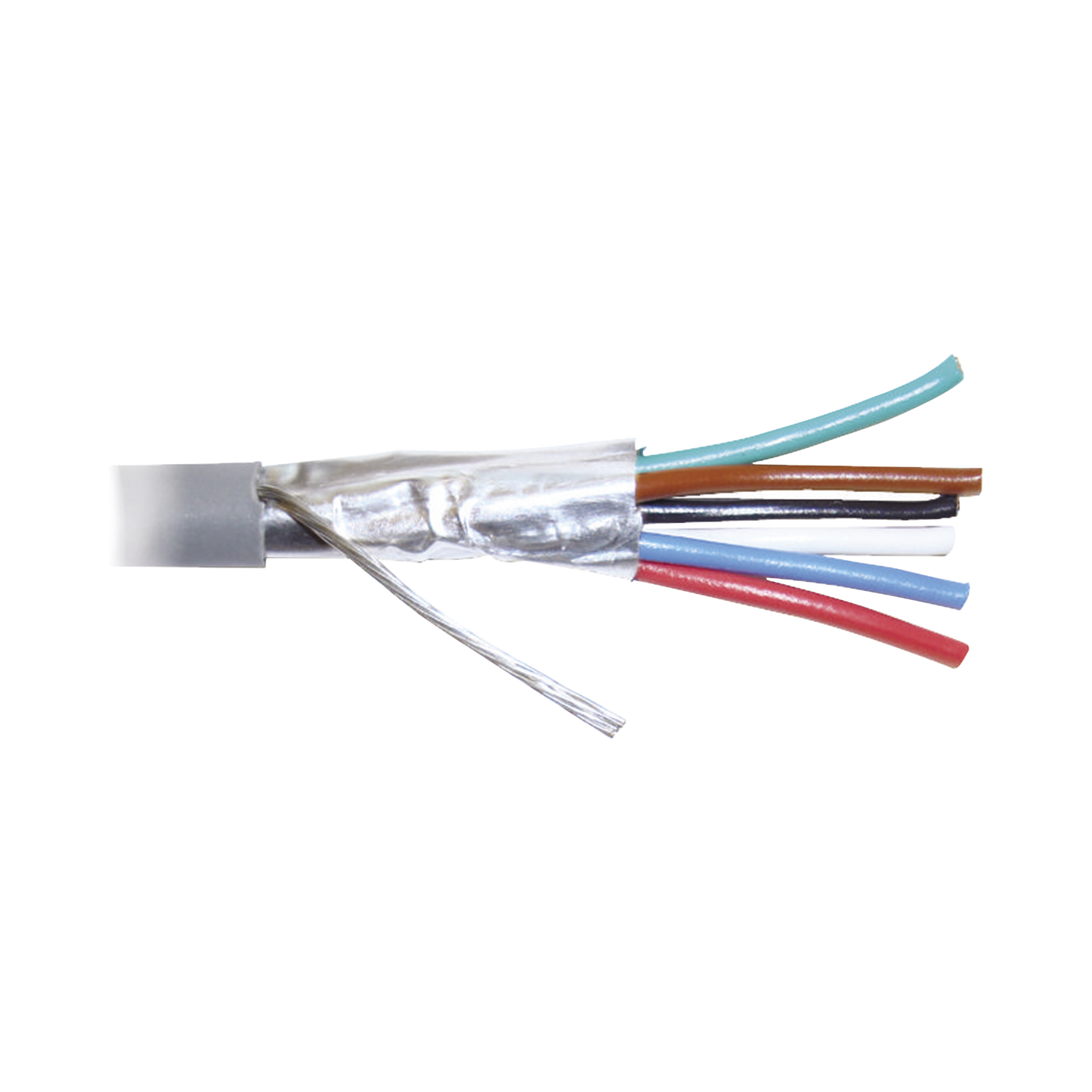 Bobina de 305 Metros (1000 Pies) de Cable 8 Conductores, 22 AWG, Tipo CMR, de Color Gris para Aplicaciones en Alarmas de Intrusi�n /Control de Acceso/Interfonos y TV Porteros/Automatizaci�n/Audio y Voceo.