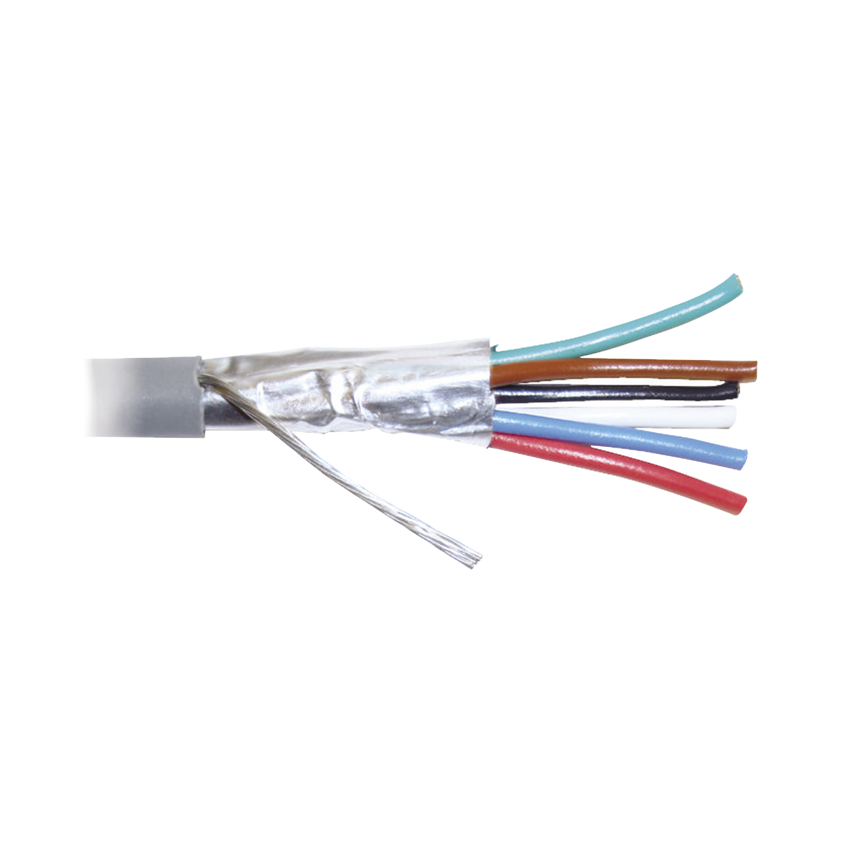 Bobina de 305 Metros (1000 Pies) de Cable 8 Conductores, 22 AWG, Tipo CMR, de Color Gris para Aplicaciones en Alarmas de Intrusi�n /Control de Acceso/Interfonos y TV Porteros/Automatizaci�n/Audio y Voceo.