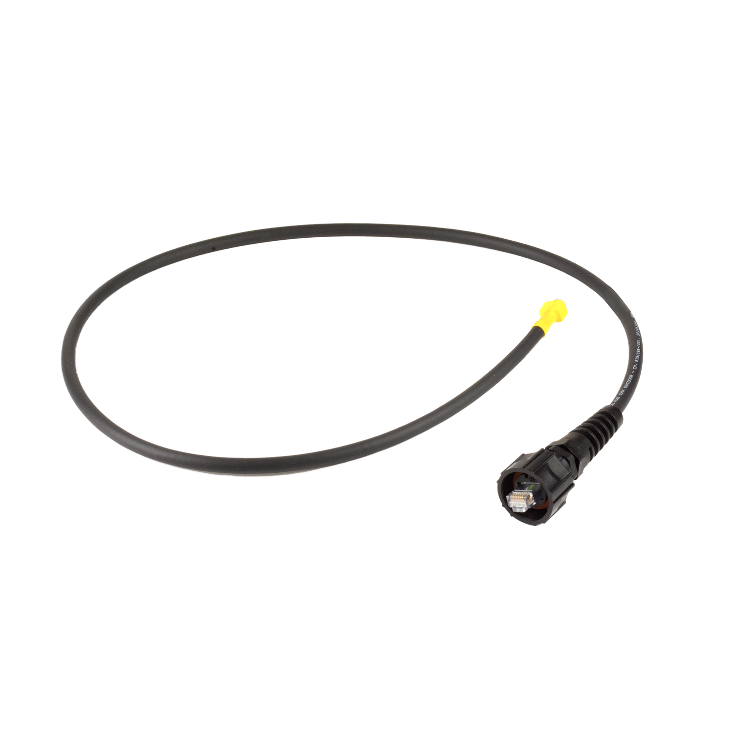 Patch Cord Industrial Ruggedized a Plug Modular, Cat6, de 0.91 Metros (3 Pies), Color Negro