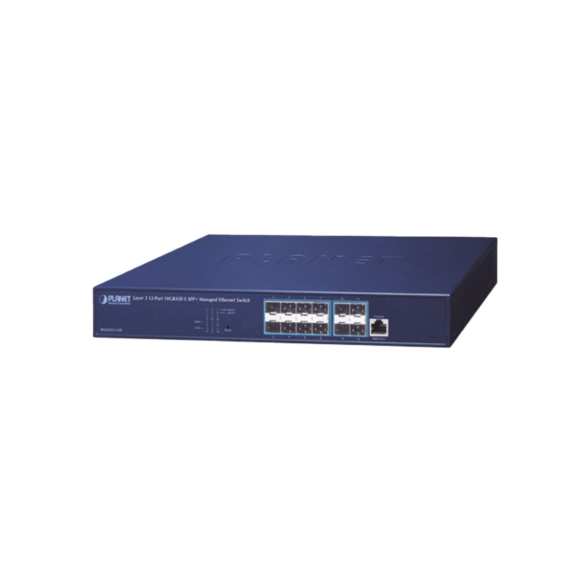 Switch Administrable Capa 3, 12 Puertos SFP+ 10G BASE-X, 1 Puerto de Consola RJ45.