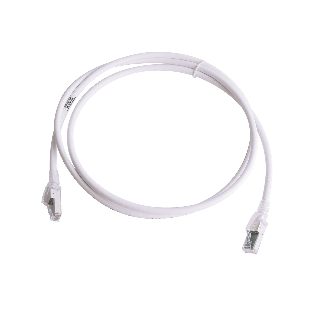Patch Cord Z-MAX Cat6A S/FTP, CM/LS0H, 1.52 Metros (5 Pies), Color Blanco, Versi�n Bulk (Sin Empaque Individual)