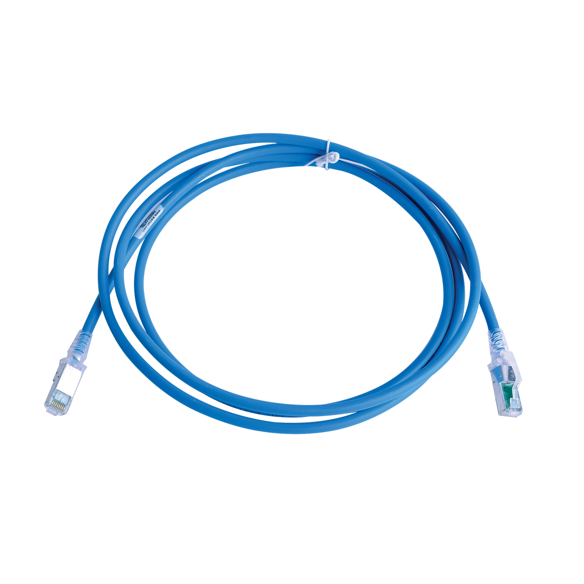 Patch Cord Z-MAX Cat6A S/FTP, CM/LS0H, 2.13 Metros (7 Pies), Color Azul, Versi�n Bulk (Sin Empaque Individual)