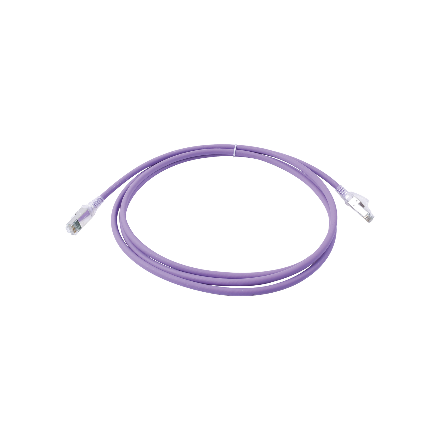 Patch Cord Z-MAX Cat6A S/FTP, CM/LS0H, 2.13 Metros (7 Pies), Color Violeta, Versi�n Bulk
