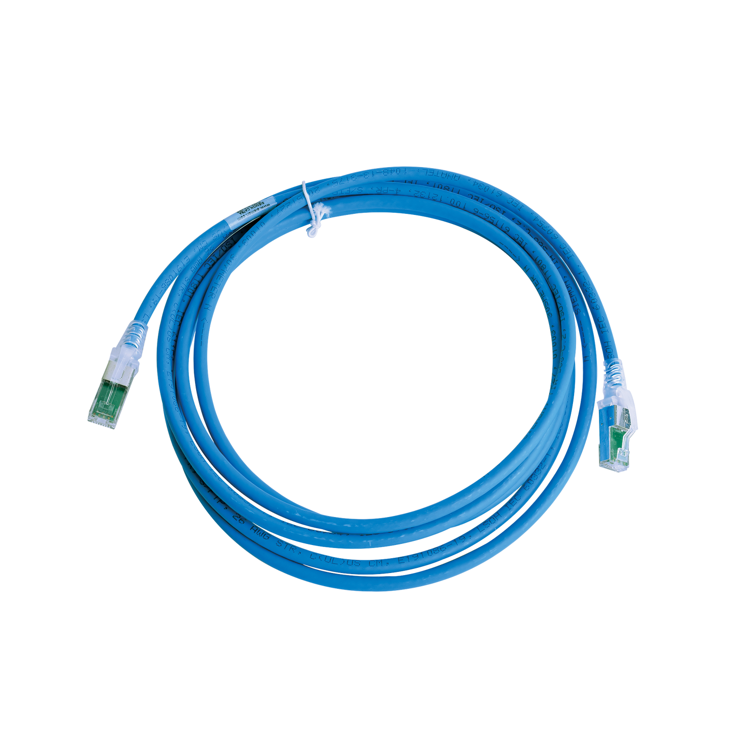 Patch Cord Z-MAX Cat6A S/FTP, CM/LS0H, 3.05 Metros (10 Pies), Color Azul, Versi�n Bulk (Sin Empaque Individual)