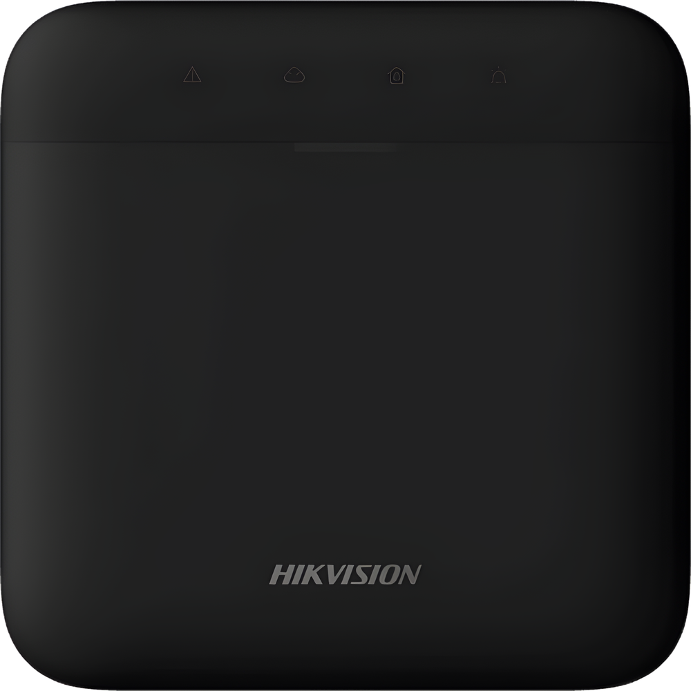 (AX PRO) Panel de Alarma Inalámbrico de Hikvision / Color Negro / Soporta 48 Zonas / Wi-Fi y Ethernet / Incluye Batería de respaldo / Compatible con los Accesorios AX PRO