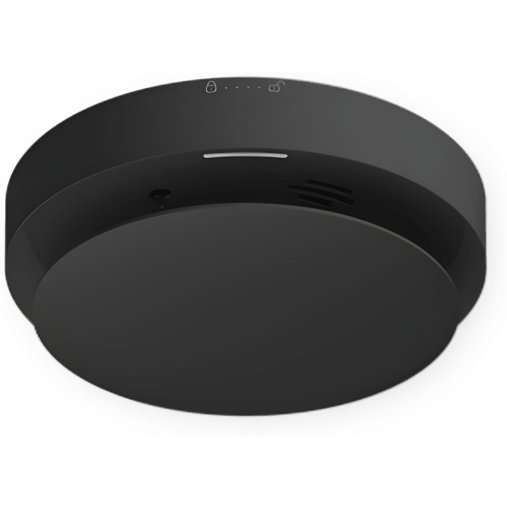 (AX PRO) Detector de Humo Fotoeléctrico, Temperatura y Monóxido de Carbono / Color Negro / Interior / Soporta Funcionalidad Autónoma