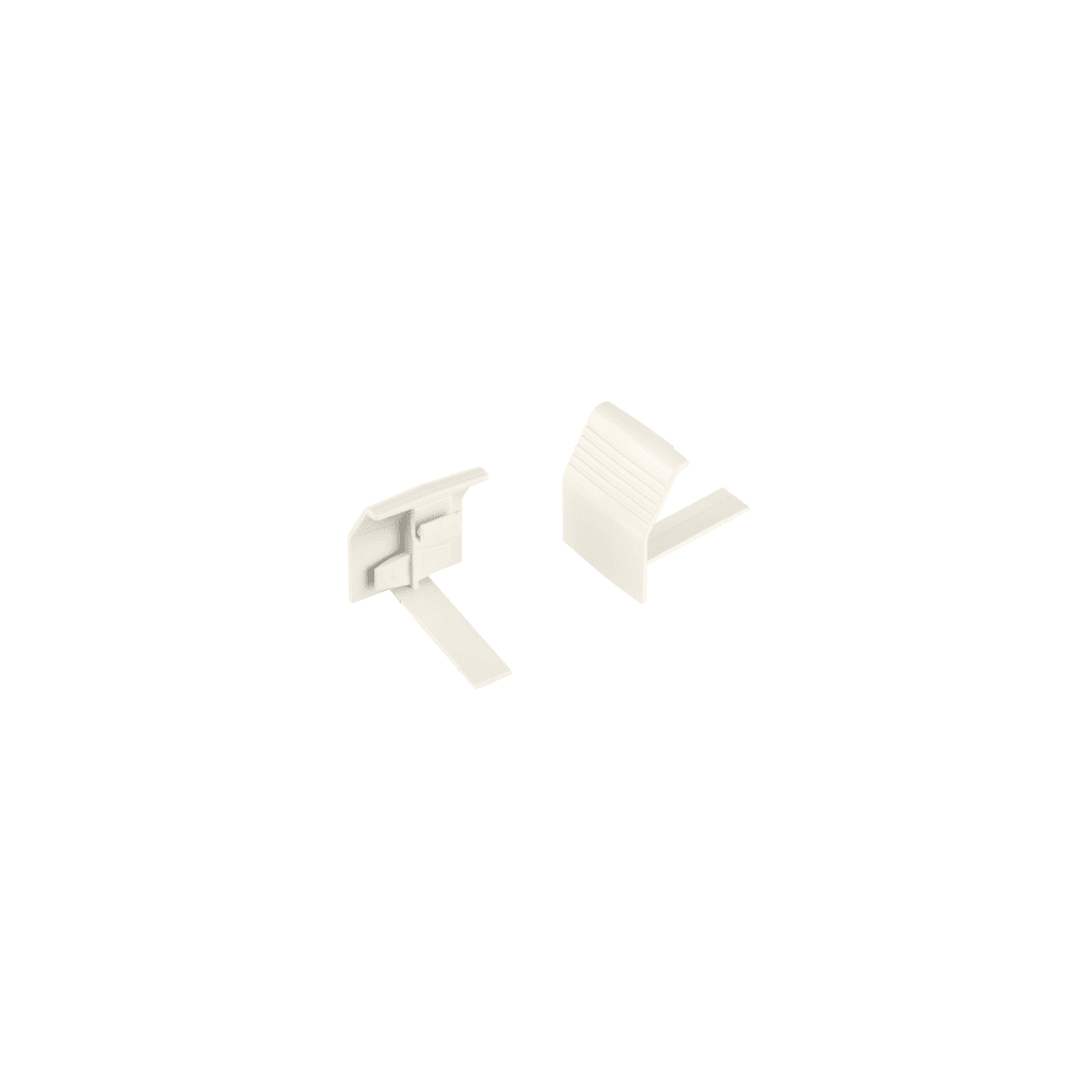 Unión recta de base, para uso con canaleta T70, Material PVC Rígido, Color Blanco