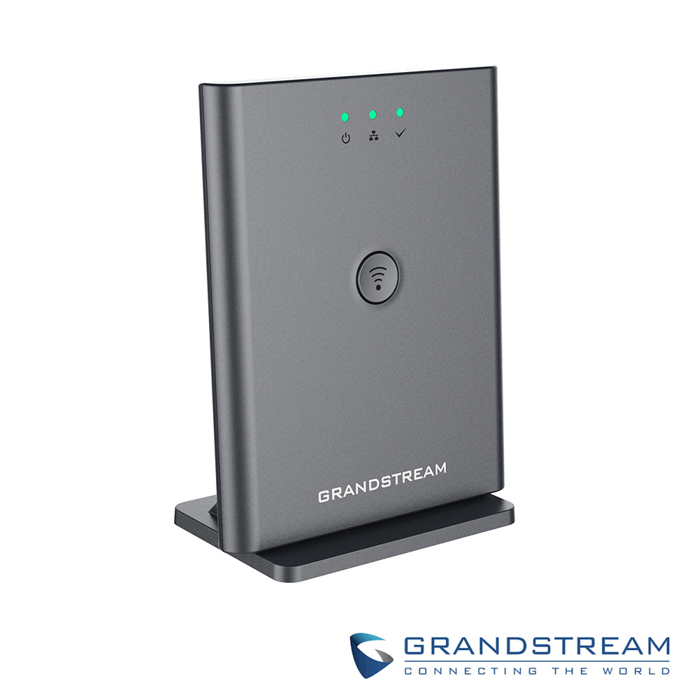 estacion base dect grandstream dp752 / compatible telefonos dp720/dp722 / 10 cuentas sip / push talk / alimentacion poe af / 1 puerto 10/100mbps / incluye adaptador 5vdc