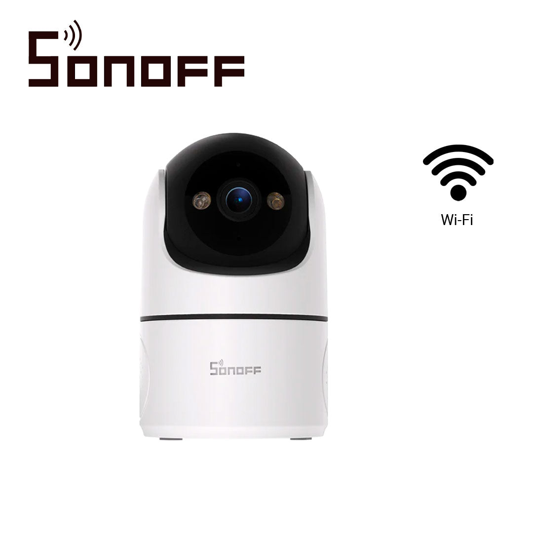 camara de seguridad para interiores sonoff cam-pt2/ resolucion full hd de 1080p/ wifi 2.4 ghz / audio bidireccional/ con ia que detecta el movimiento humano/ requiere adaptador de energia / adaptador no incluido