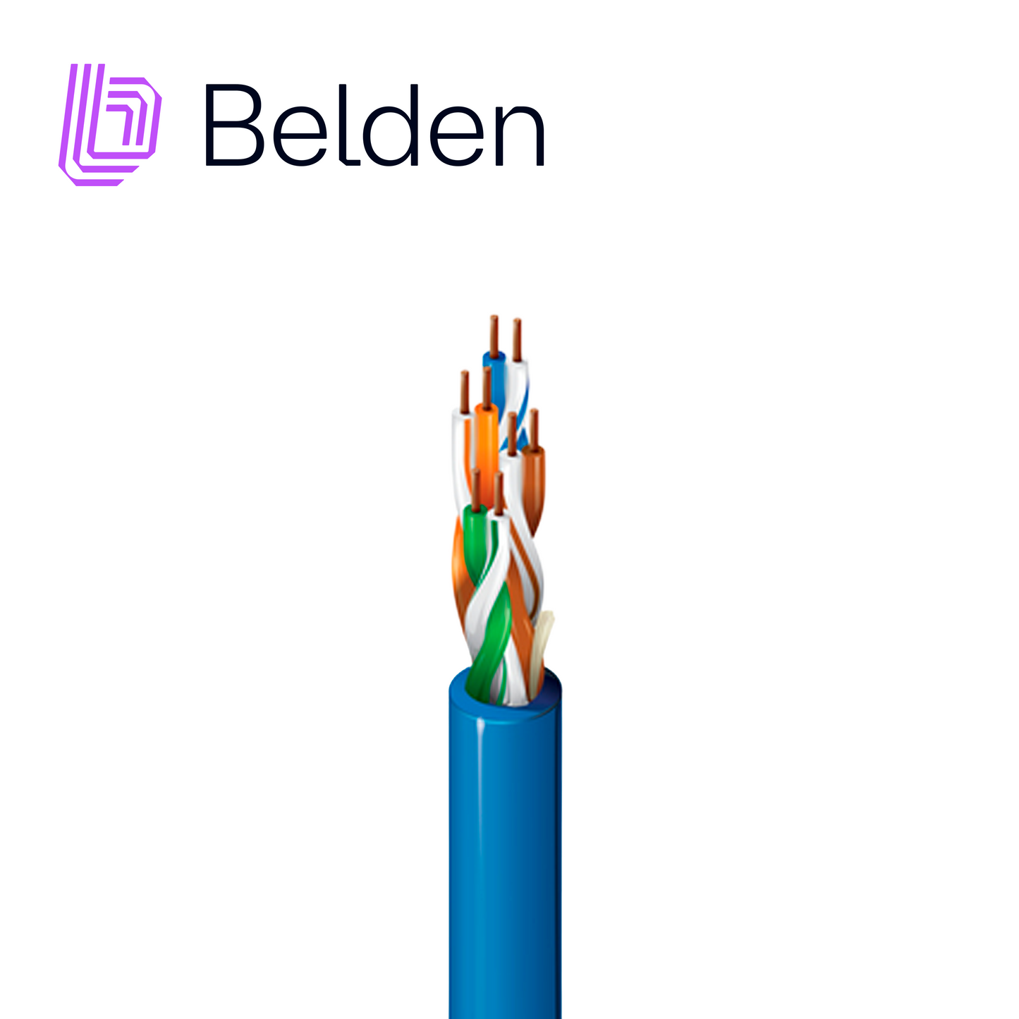 cable utp remote ip ripru 0065001 / interior / azul / 4 pares / 22 awg / forro pvc / cmr / certificable / bobina / 5000 pies 1524 metros
