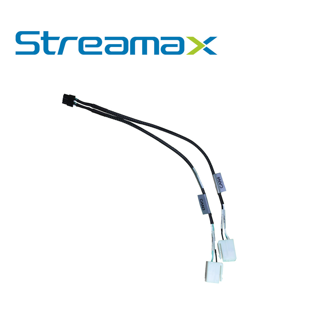 cable de conexion meriva streamax mc34 a16max / can (3-4) / conector 5557 de 8pin / 30cm / cable de conexion can / compatible con dvr movil a16max