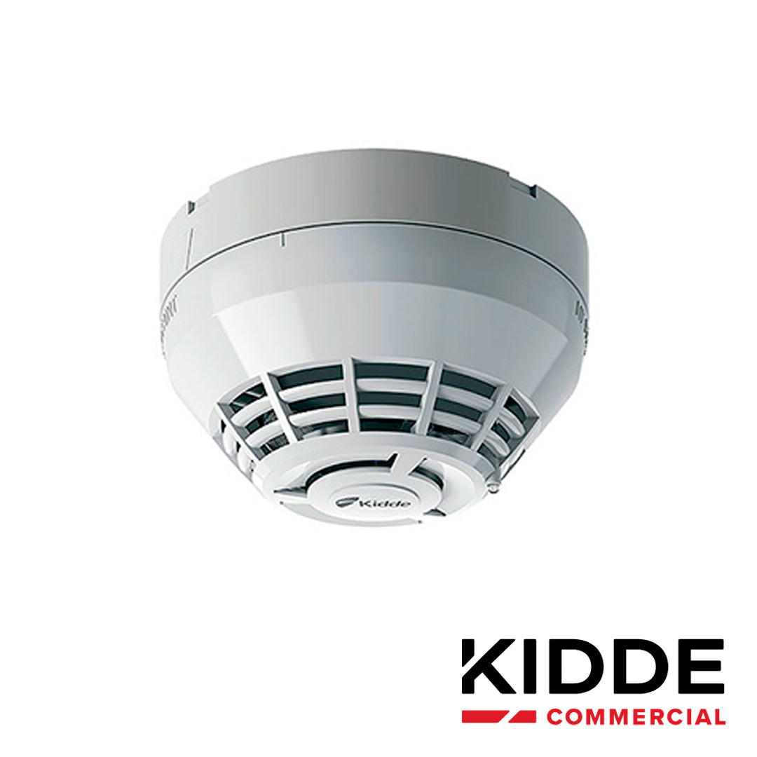 detector direccionable kidde ki-oshd optico de humo y temperatura requiere base de la serie ki para su integracion con los paneles compatibles (vs1 y vs4)