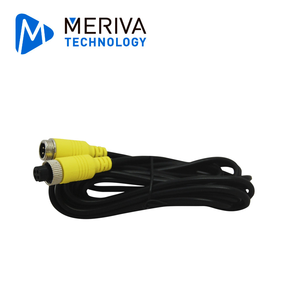 cable din de aviacion serie eco meriva technology mbce30 / 4 pines / 3 metros / compatible con camaras ahd