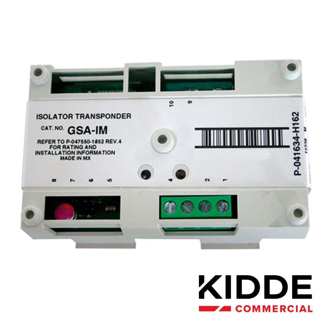 modulo aislador vigilant gsa-im2 direccion electronica (sin switches) se integra con los paneles vs1 y vs4 de kidde por medio del lazo de comunicacion slc listado ul ulc csfm mea fm