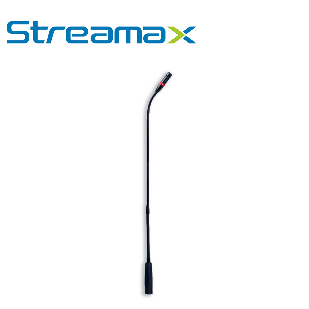 microfono tipo cuello de ganso streamax mgooseneck / conector 5557-4pin / 0.85 metros / instalacion vertical / compatible con ma16max