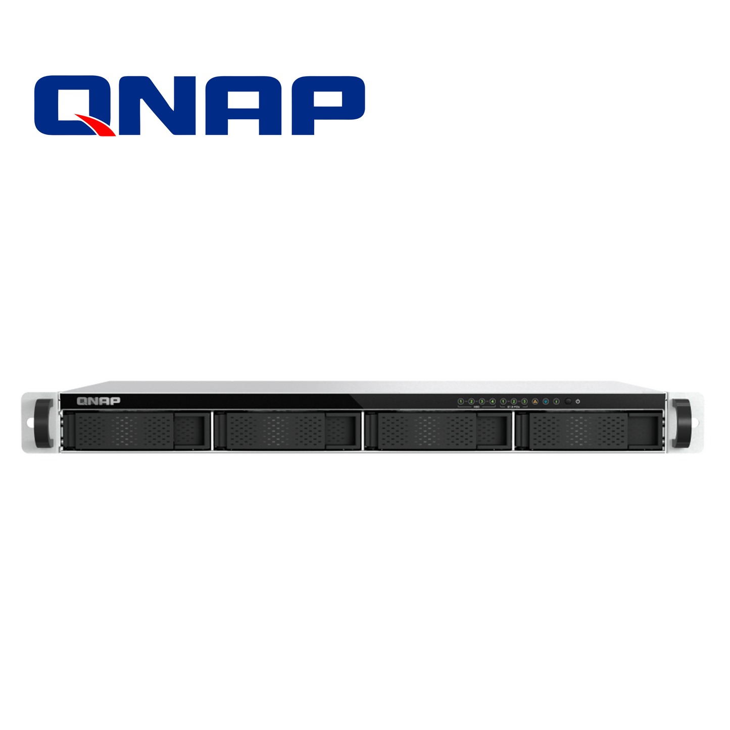 nas qnap ts-h765eu-8g-us / nas 1 unida de rack / 12 pulgadas de profundidad/ 4 bahias sata 3.5 + 3 e1s pcie m2 2280 / intel atom x7405c 4 nucleos / 8gb ddr5 / 2 m2 pcie gen3 x1 / red 25gbe
