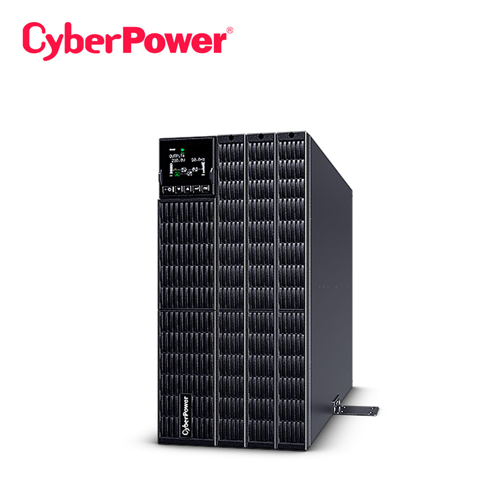 ups cyberpower ols6kert5u-nema 6000va / 6000w / online doble conversion / 200-240 vac / 200-240 vac. pantalla lcd / onda senoidal pura / convertible torre/rack 5u / 1 × hardwire terminal block 4 × nema l6-30r / usb/serial/ snmp/http card (opcional)