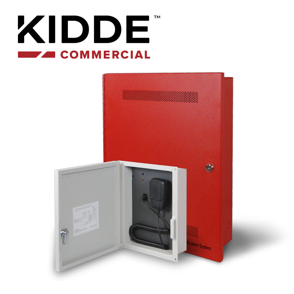 panel kidde ans50mdr2 de notificacion de audio y voceo (50w) / reproductor de mensajes grabados (20min) / compatiible con los paneles (vs1 y vs4)