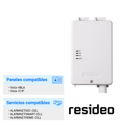 comunicador 4g lte-xa alambrico/ compatible con todos los paneles de la serie vista de resideo/ multicarrier/ requiere suscripcion al servicio