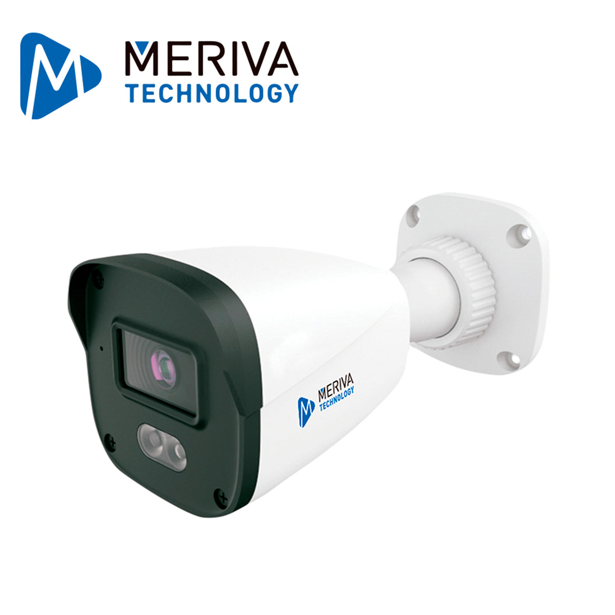 camara ip bullet meriva technology mob-203d / 2mp / h.265+ / 2.8mm / iluminacion dual (20-30m ir / 10-20m luz blanca) / ip67 / metal-plastica / solo poe / microfono integrado / mia 2.0 / onvif / video estructurado intrusion - cruce de linea
