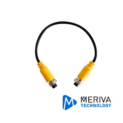 cable din de aviacion streamax m4hh 1.5 / 4 pines / 1.5 metros / conector hembra-hembra / compatible con monitores conector macho 4 pines