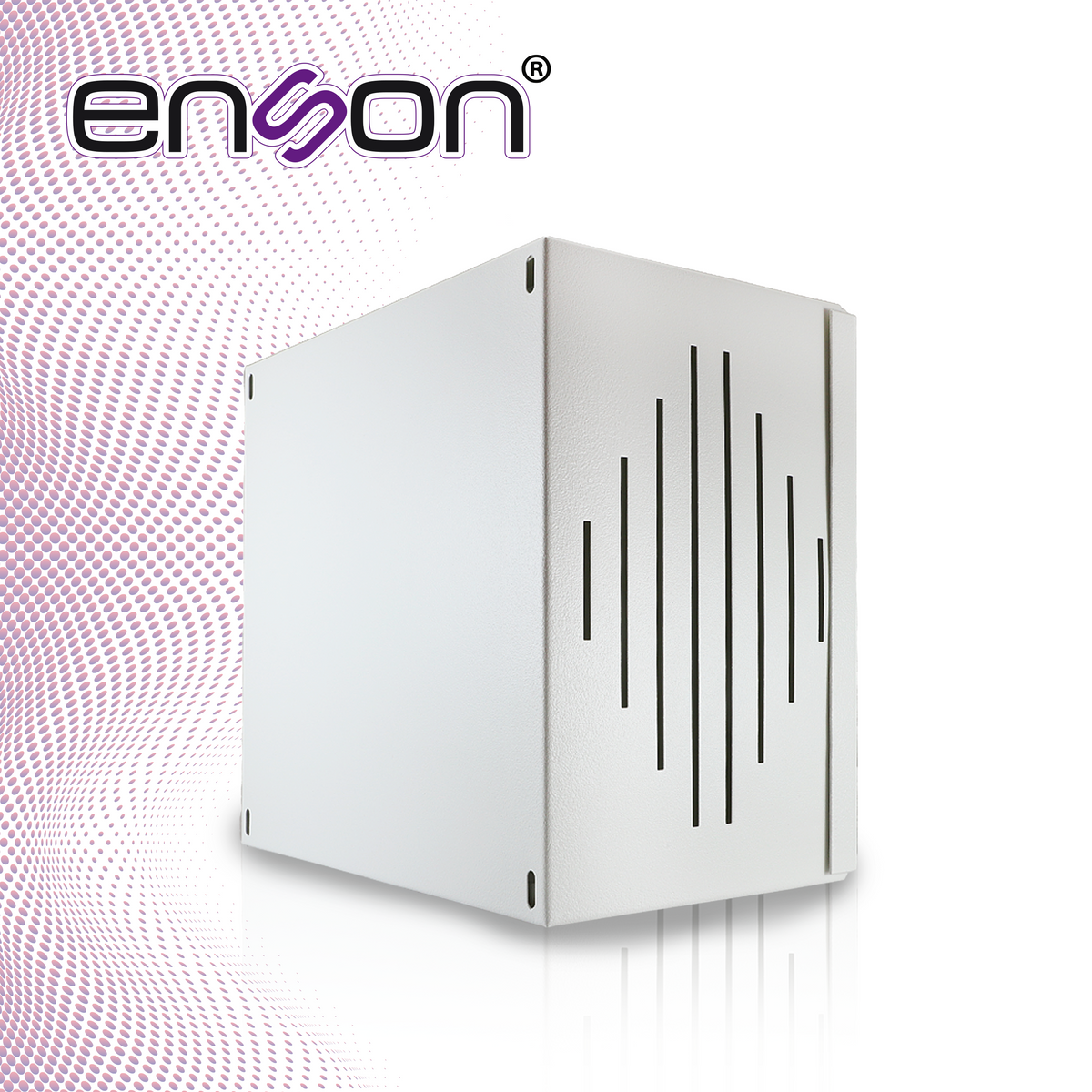 gabinete enson lince11 para sirena de 30w compatible con modelo pam-sre30w y tamper secolarm ss-072q