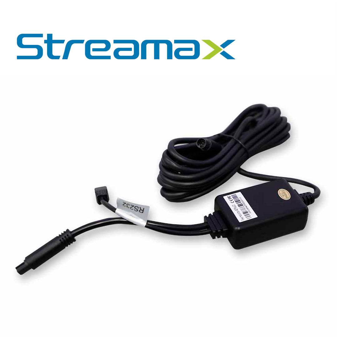 cable de alimentacion y comunicacion para dashcam streamax power box / conector 10 pines / terminal 232 / compatible 2.0 - v1.1 y c6 lite 2.0