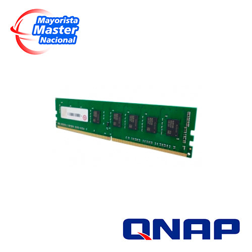 memoria ram qnap ram-16gdr4a0-ud-2400 16gb ddr4 ram 2400 mhz udimm compatible con nas ts-873au-4g-us / ts-873au-rp-4g-us