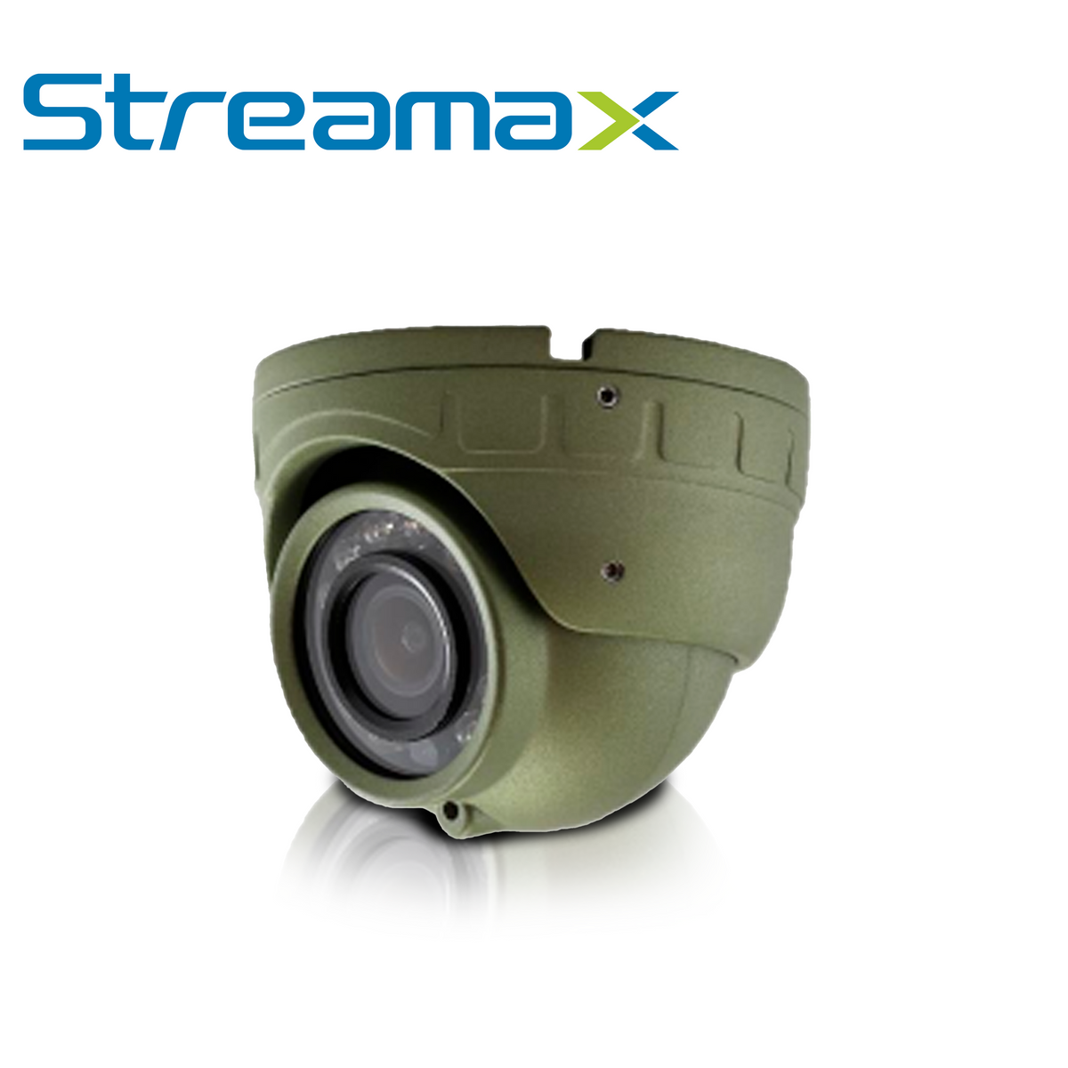 camara domo ahd streamax mc303v2 / 2mp / 2.8mm / 5m ir / ip54 / conector din 4 pines / 12 vcd / interior / microfono integrado
