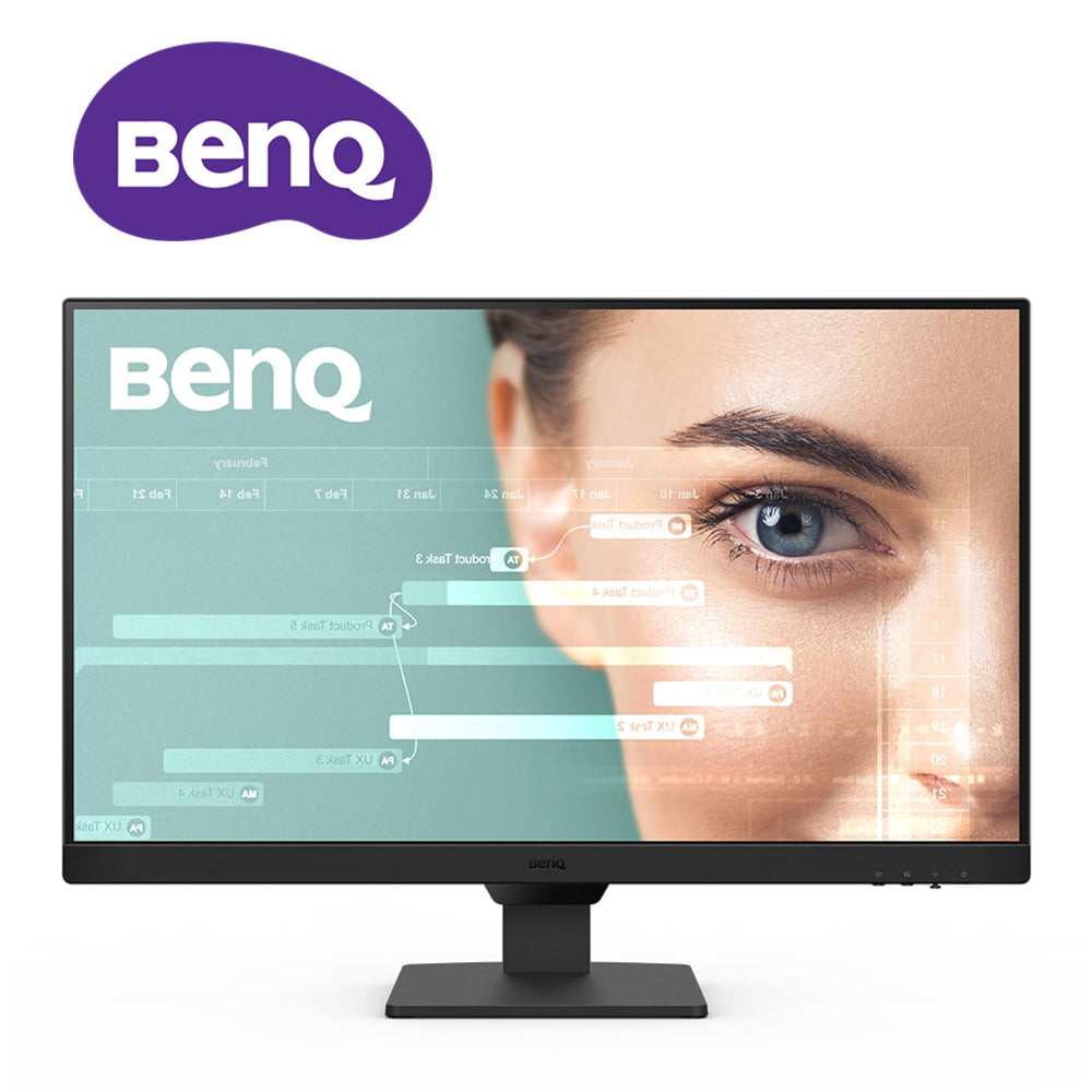 monitor gw2491 de 23.8 pulgadas con una resolucion de 1920x1080 contraste 20m:1 panel ips 5 ms gtg tasa de actualizacion de 100hz 99 por ciento srgb hdmi con tecnologias flicker-free low blue light+ y brightness intelligence (b.i.); vesa de 1