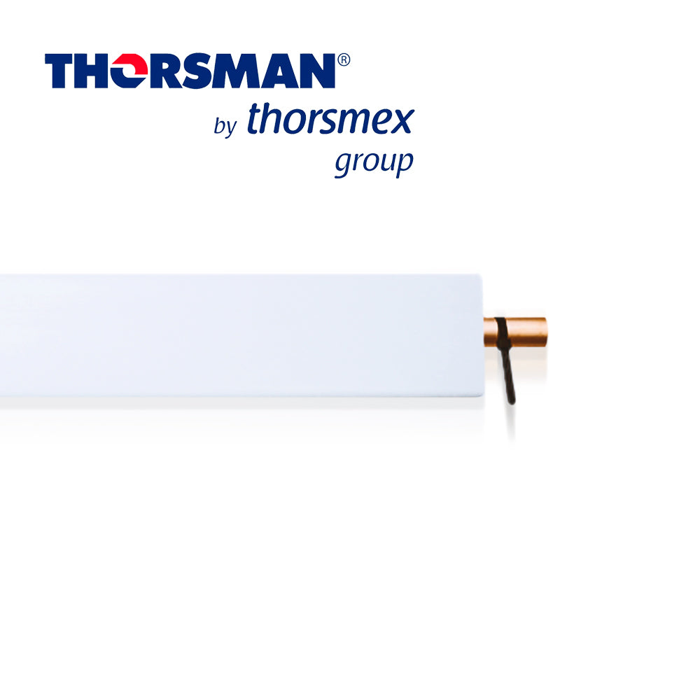 canaleta 9001-01250 thorsman trl 50 canaleta de pvc blanco con 2 plataformas 4 cinchos precio por pieza presentacion de 2.5 mts