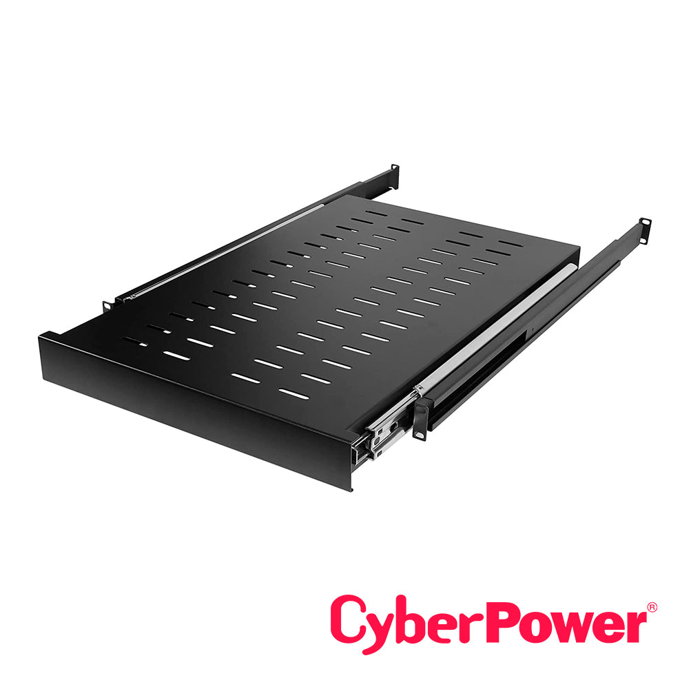 charola deslizable de 19 pulgadasy 1u cyberpower profundidad de 650mm (25 pulgadas) capacidad de 60kg (132lb) 5 años de garantia