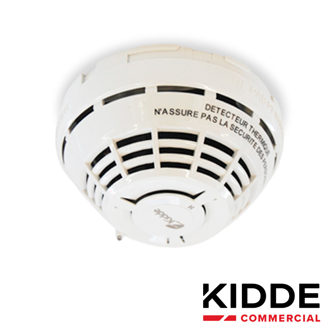 detector direccionable kidde ki-hfd termico temperatura fija requiere base de la serie ki para su integracion con los paneles compatibles (vs1 y vs4)