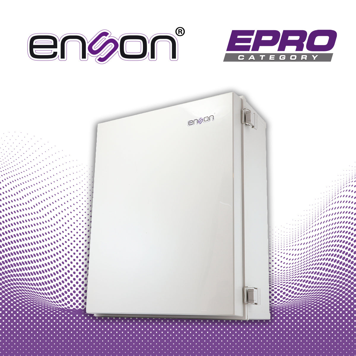 gabinete tipo nema enson ens-pce4050 de polyester 500x400x200mm ip66 / nema4 ideal para instalacion y resguardo de equipos electronicos en intemperie
