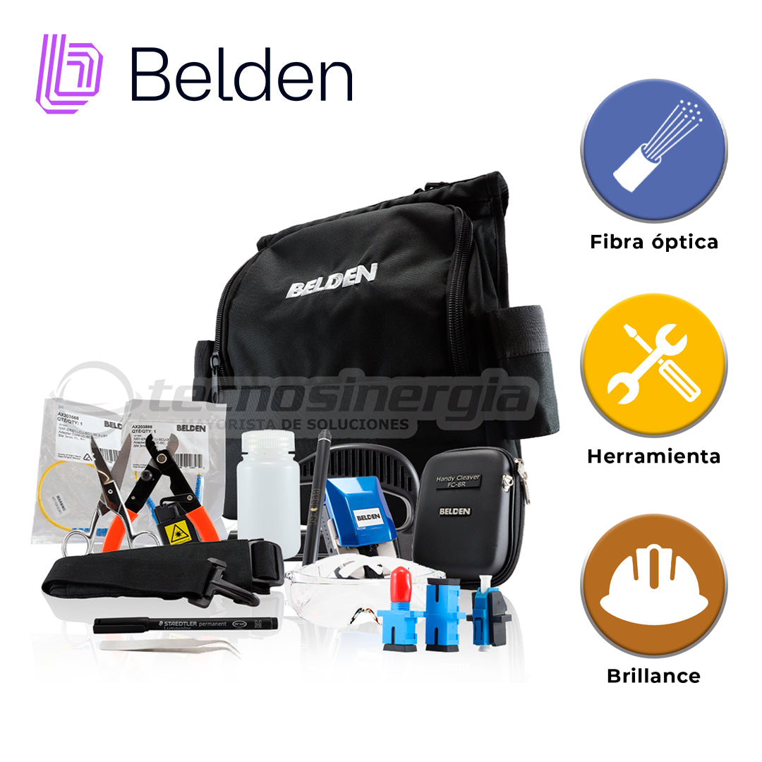 kit de terminado fibra optica belden ax104271 / para conectores brilliance