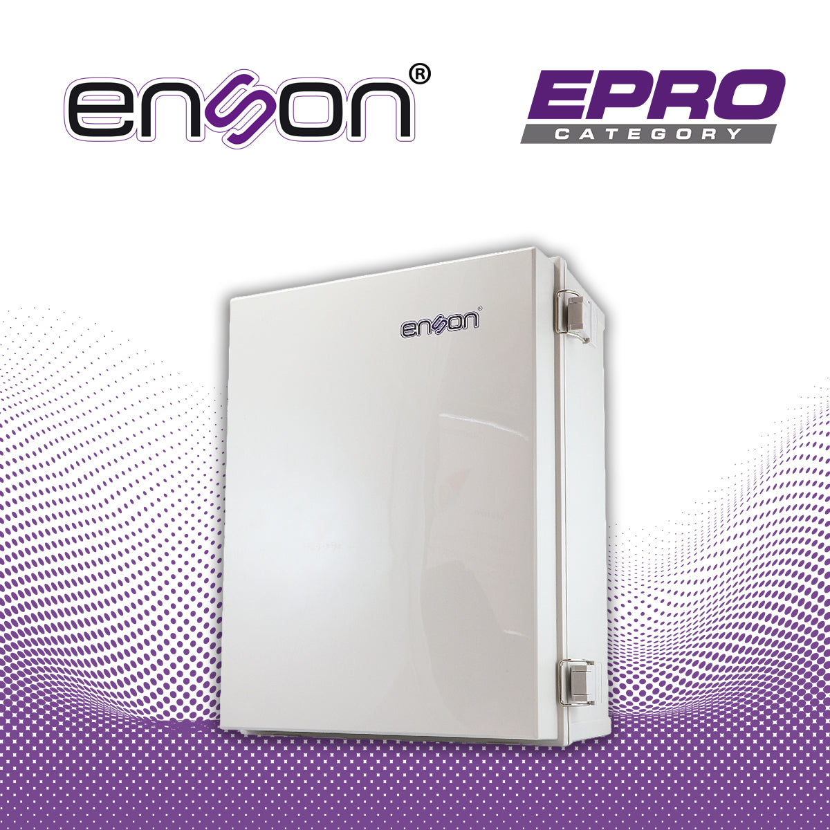 gabinete tipo nema enson ens-pce3040 de polyester 400x300x180mm ip66 / nema4 ideal para instalacion y resguardo de equipos electronicos en intemperie