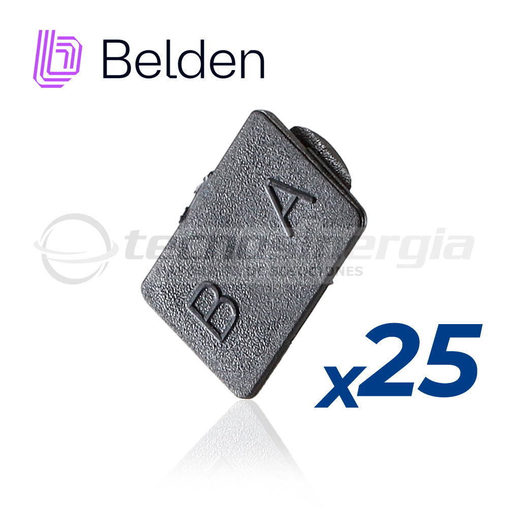 clip universal brillance belden fxbuclldb25n lc duplex 25 pza negro