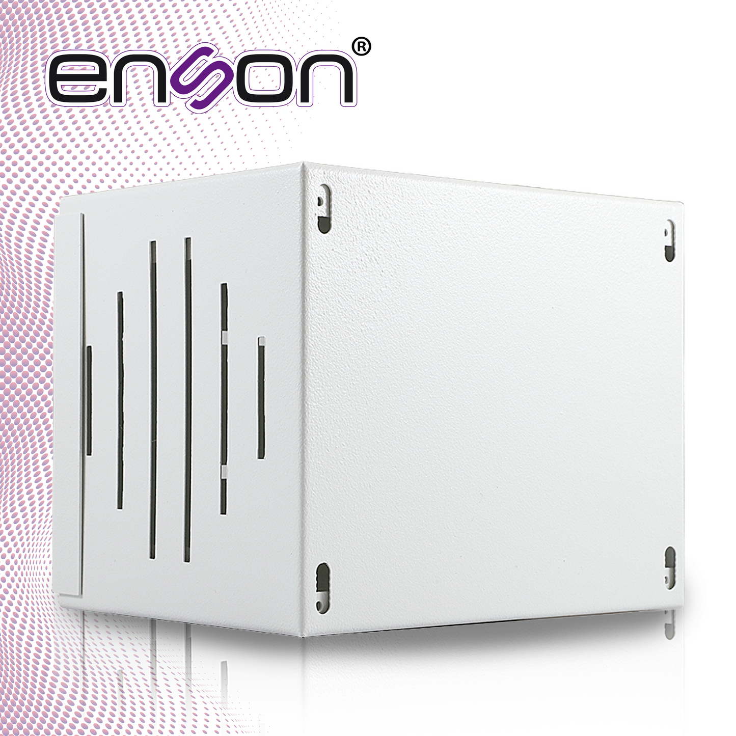 gabinete enson lince7 para sirena de 15w compatible con modelo pm-sre108 y compartimiento para tamper