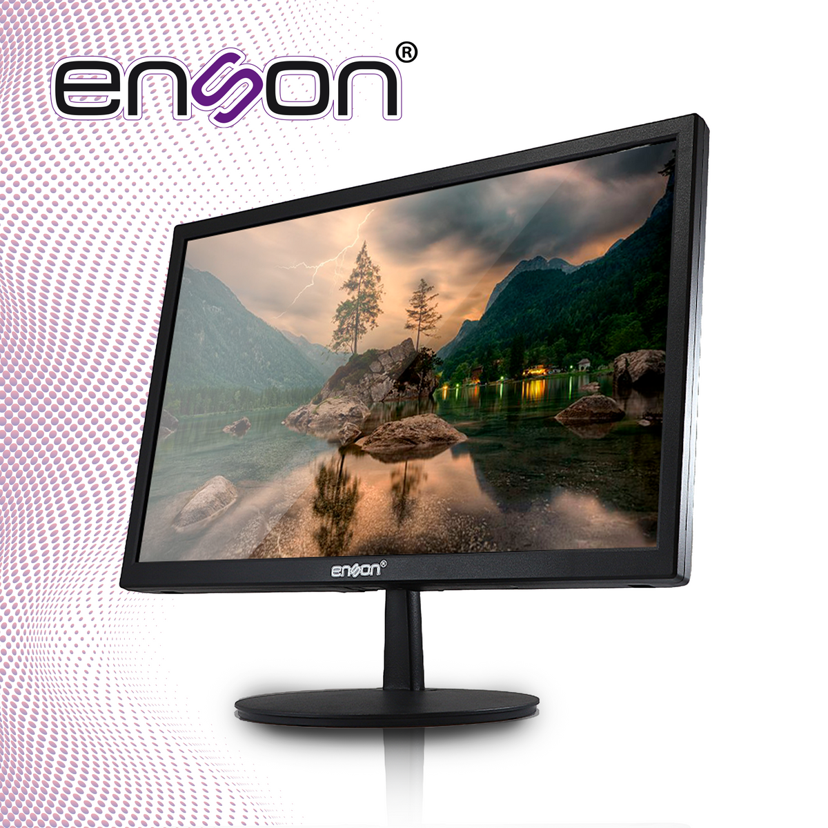 monitor led full hd de enson modelo ens-mdh19 de 19 pulgadas resolucion de 1920 x 1080 entrada de video hdmi/vga salida de audio hdmi/rca puerto usb