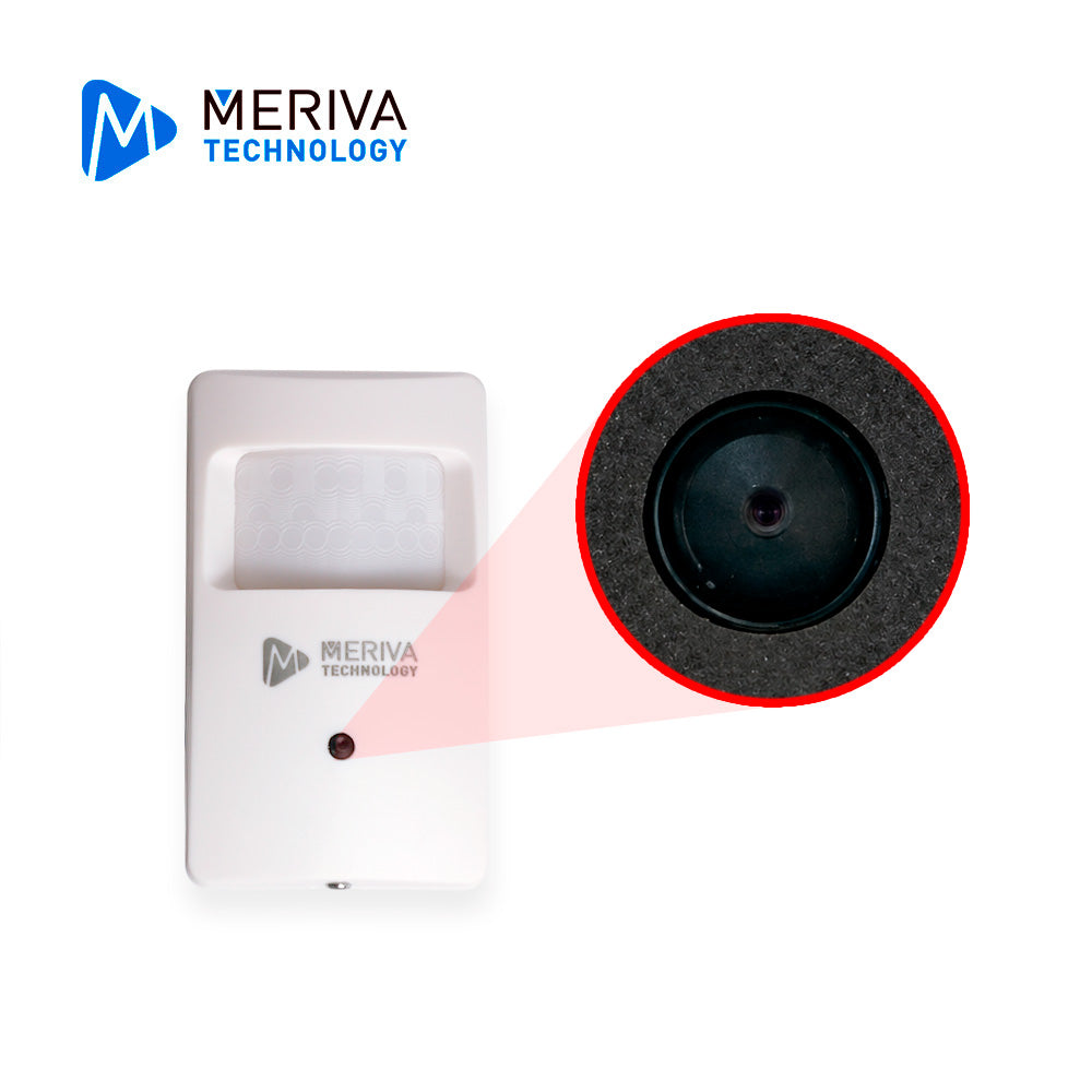 camara oculta en sensor de movimiento msc-411n meriva technology / 2mp 1080p / lente 3.7mm / ahd-tvi-cvi / boton osd disponible / (compatible con cualquier tipo de grabador)/ 12vcd / interior.