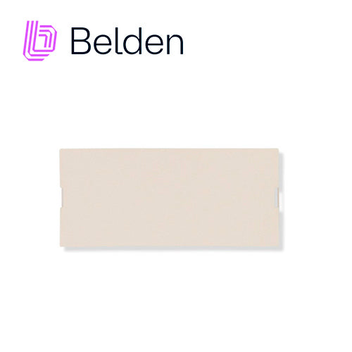 inserto para placa media flex ax101758 belden almendra paquete 10 pza